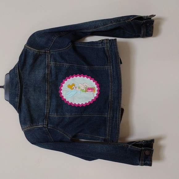 Cat & Jack Jackets & Coats Tinkerbell Customized Kids Jean Denim Jacket Poshmark